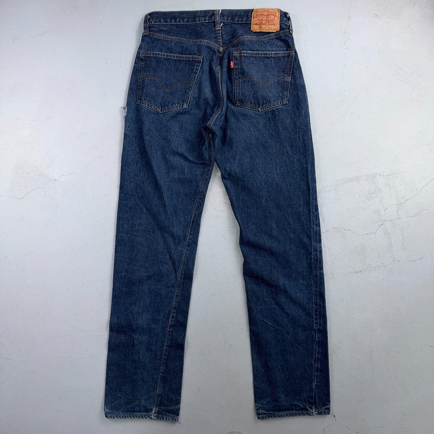 Levis 501 Vintage 80s Redline Selvedge USA XX Jeans Dark Wash 34x38 Act 31x34