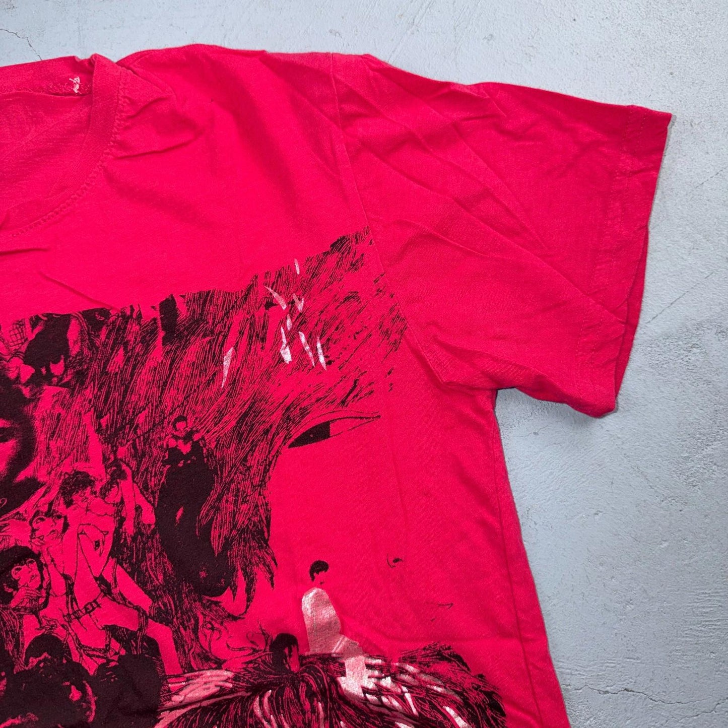 Womens Pink Beatles Revolver  T-Shirt Retro Music Tee Vintage Rock Y2K Girlie