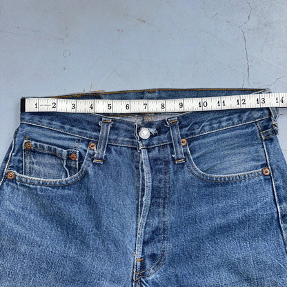 Levis 501 Vintage 80s Redline Selvedge USA XX Jeans Med Wash 28x36 Act 27x32