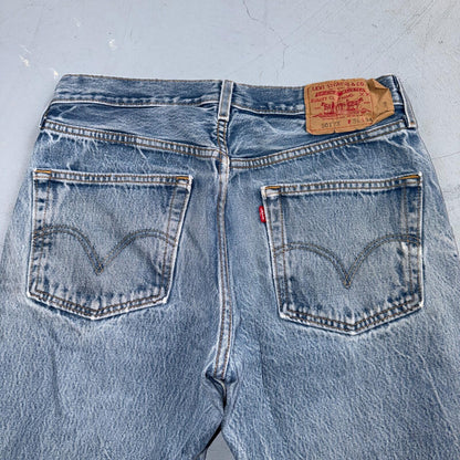 Levis 501 Vintage Y2K 90s XX Straight Leg Jeans Blue Light Wash 34x34 Act 31x30