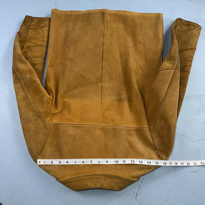 1940s 1950s VTG Brown Suede Jacket Leather Distressed Rockabilly Ricky Chore