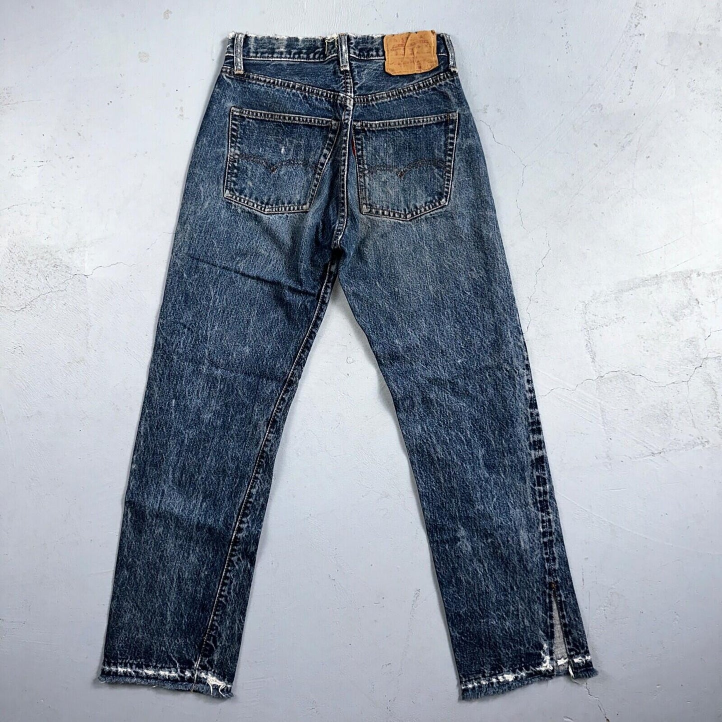 Levis 501 Big E Vintage 60s Redline Selvedge USA XX 1960s Jeans 28x32 Act 26x28