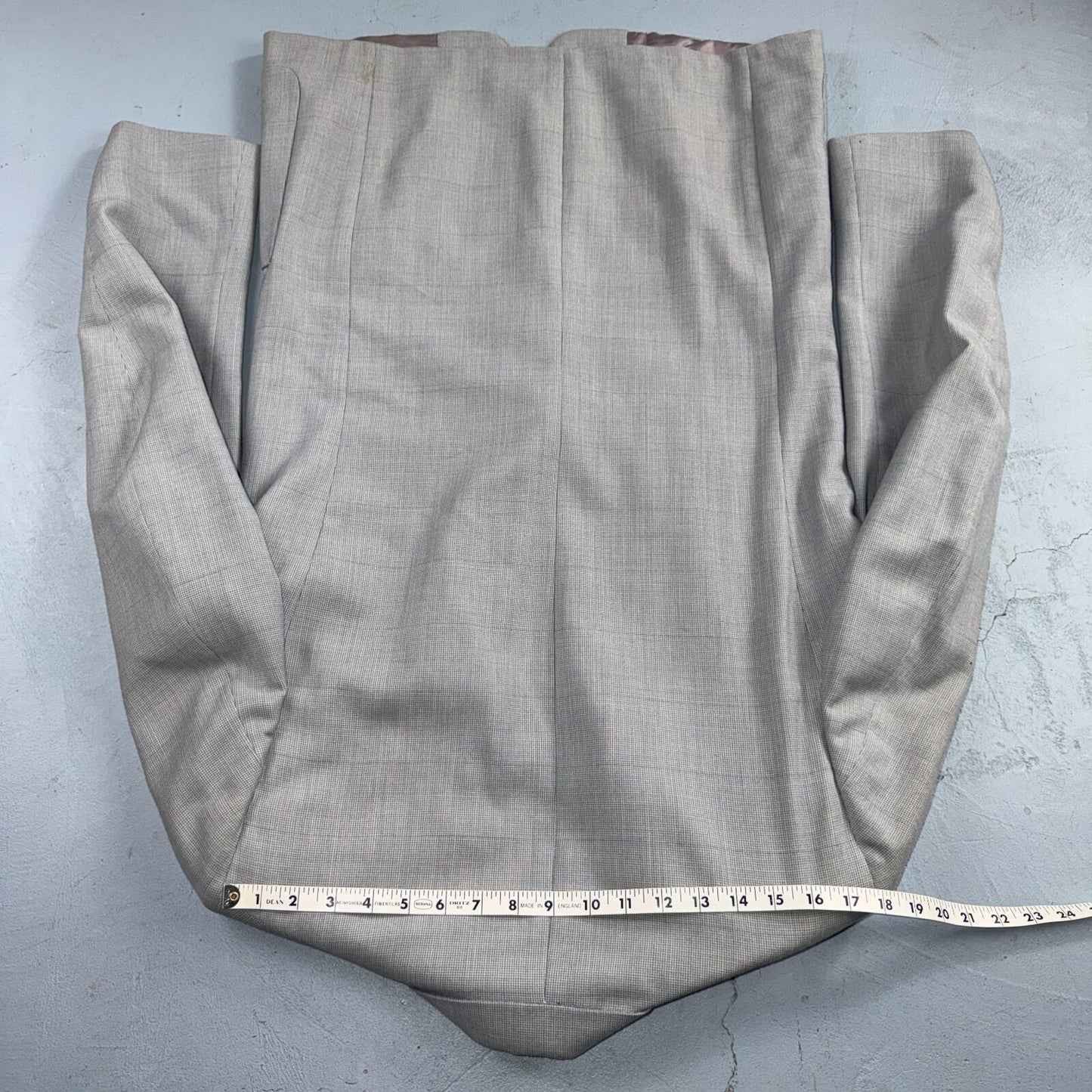 1960s 1970s VTG Mens 2 PC Suit 42 Jacket Coat Pants Gray Union Wool Rockabilly