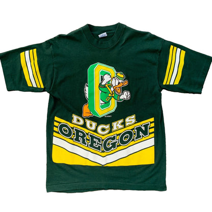 Oregon Ducks Vintage T Shirt Donald Duck Disney KIDS BOYS Mens Small 90s Afro