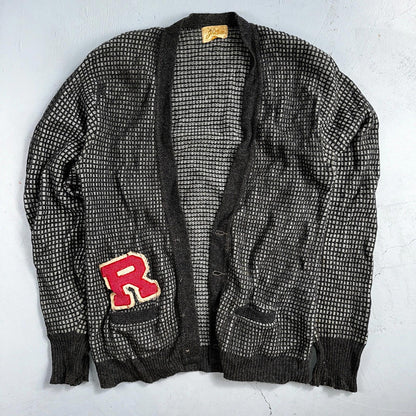 VTG Jantzen Textured Cardigan Adult XL Sweater 1950s Rockabilly No Buttons R