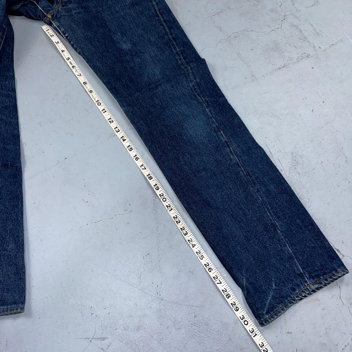 Levis 501 Vintage 80s Redline Selvedge USA XX Jeans Dark Wash 27x34 Act 25x31