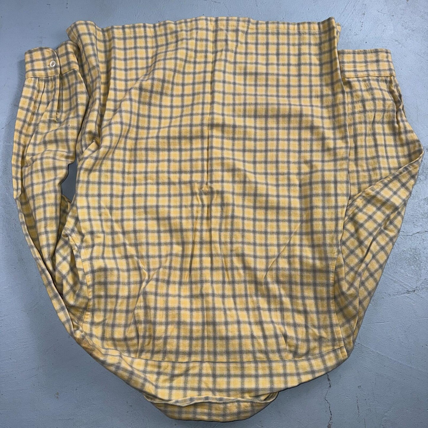 Pendleton VTG 1960s Loop Collar Board Shirt Wool Plaid Flannel Shirt Checker