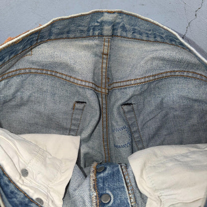 Levis 501 Vintage 80s Redline Selvedge USA XX Jeans Light Wash 34x32 Act 32x30