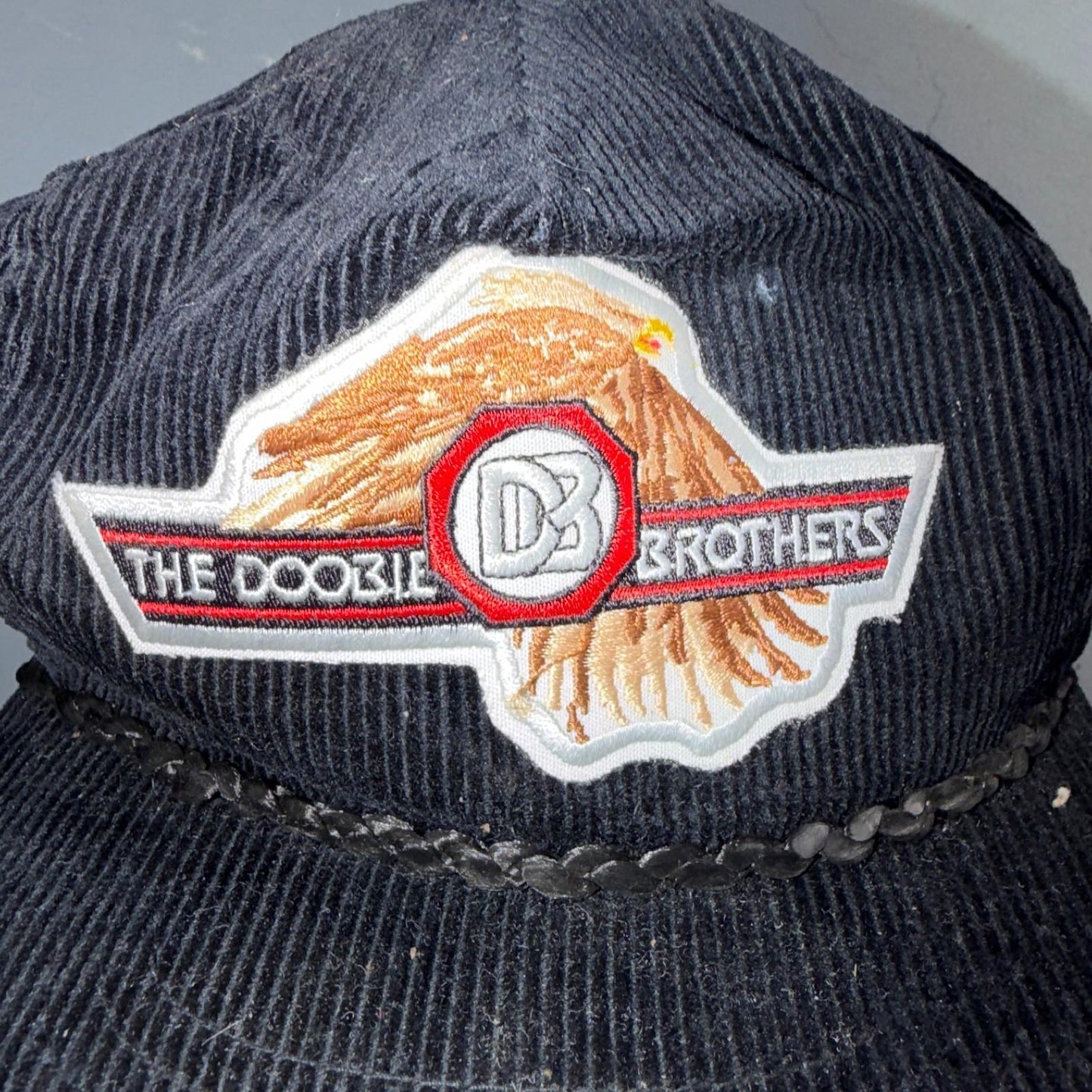 Doobie Brothers Corduroy VTG Hat Baseball Cap Snapback 80s Concert Rock Band