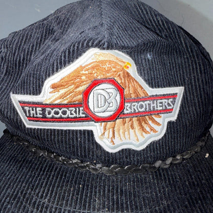Doobie Brothers Corduroy VTG Hat Baseball Cap Snapback 80s Concert Rock Band