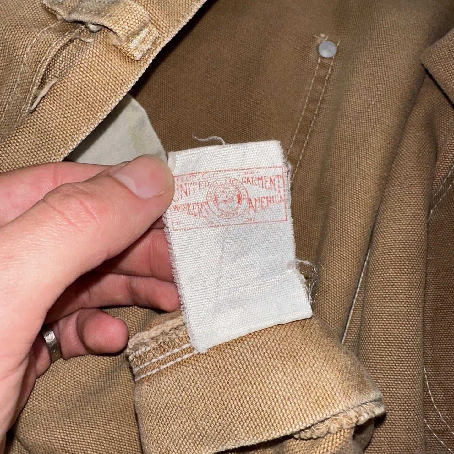 Carhartt 1989 VTG Double Knee Carpenter 80s Pants USA B01 Brown 42x32 Act 40x30