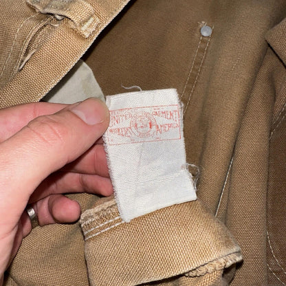 Carhartt 1989 VTG Double Knee Carpenter 80s Pants USA B01 Brown 42x32 Act 40x30