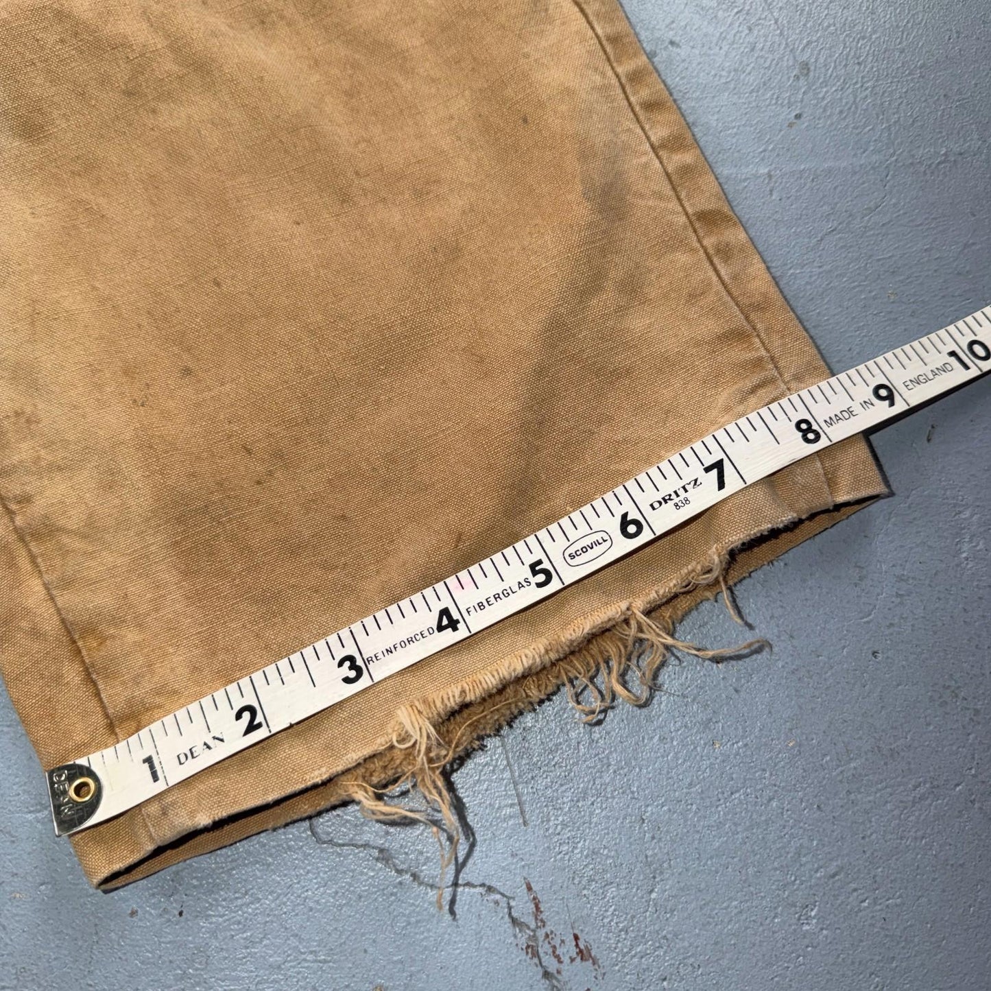 VTG 50s 60s Duxback Pants Falcon 28x27 Khaki Casual Creased Outdoor Rockabilly