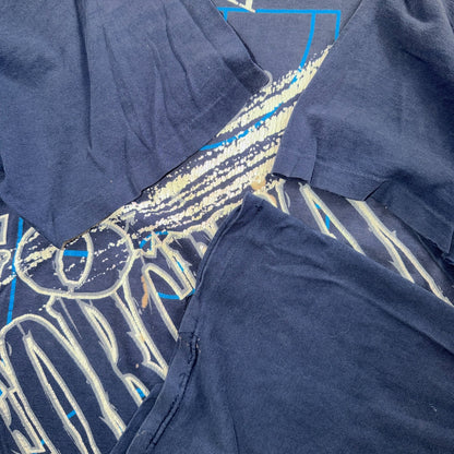 Georgetown Hoyas Thrashed USA VTG T Shirt Single Stitch Basketball Washington DC