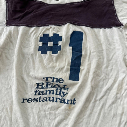 VIPs Restaurant 1970s Vintage T Shirt 70s #1 Rockabilly Cool Single Stitch Crop