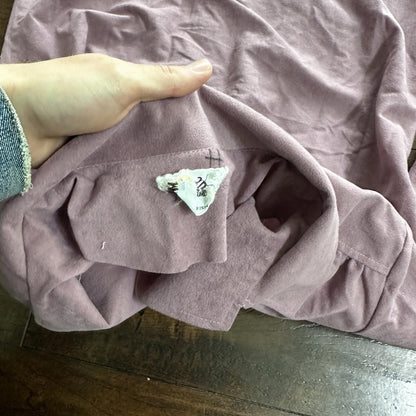 VTG Marty Gutmacker Soft Purple Button Down Shirt Disco Blouse Rockabilly 60s