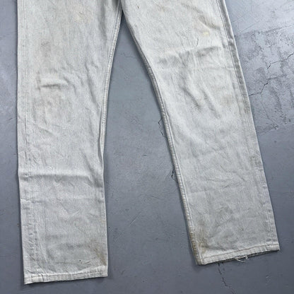 Levis 501 Vintage 90s Y2K XX Straight Leg Jeans Blue Light Wash 34x36 Act 33x31