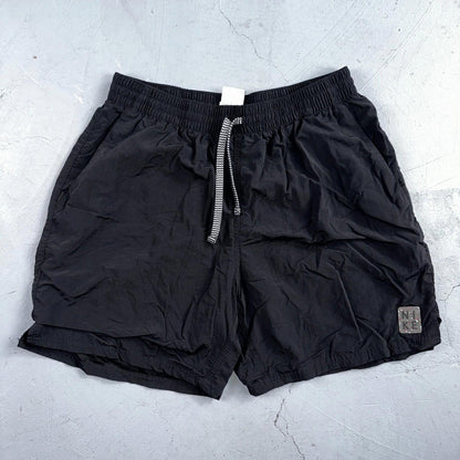 Nike Swim Shorts Size L Mens Solid Icon 6" Black NESSB636-001 Trunks