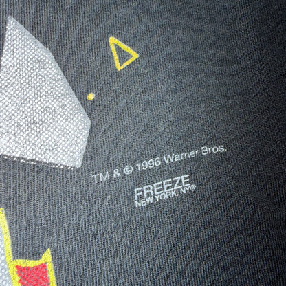 Vintage 1996 Taz Tasmanian Devil Looney Tunes Space Jam T Shirt AOP Graphic 90s