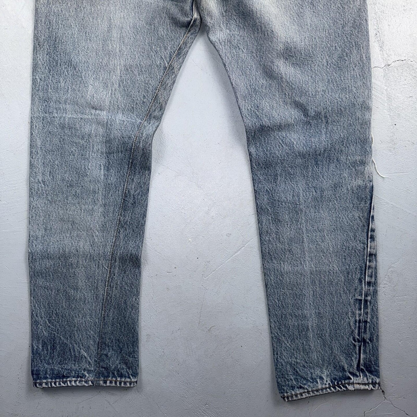 Levis 501 Vintage 80s Redline Selvedge USA XX Jeans Light Wash 31x27 Skinny