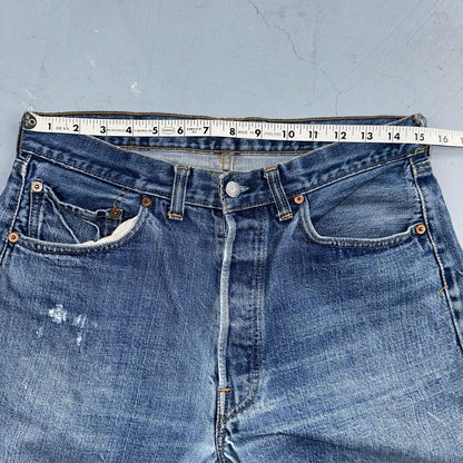 Levis 501 Big E Vintage 60s Redline Selvedge USA XX 1960s Jeans 66 Act 30x28