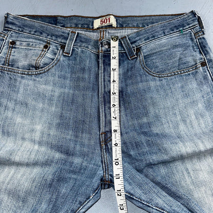 Levis 501 Vintage Y2K XX Straight Leg Jeans Blue Light Wash 34x34 Act 33x32