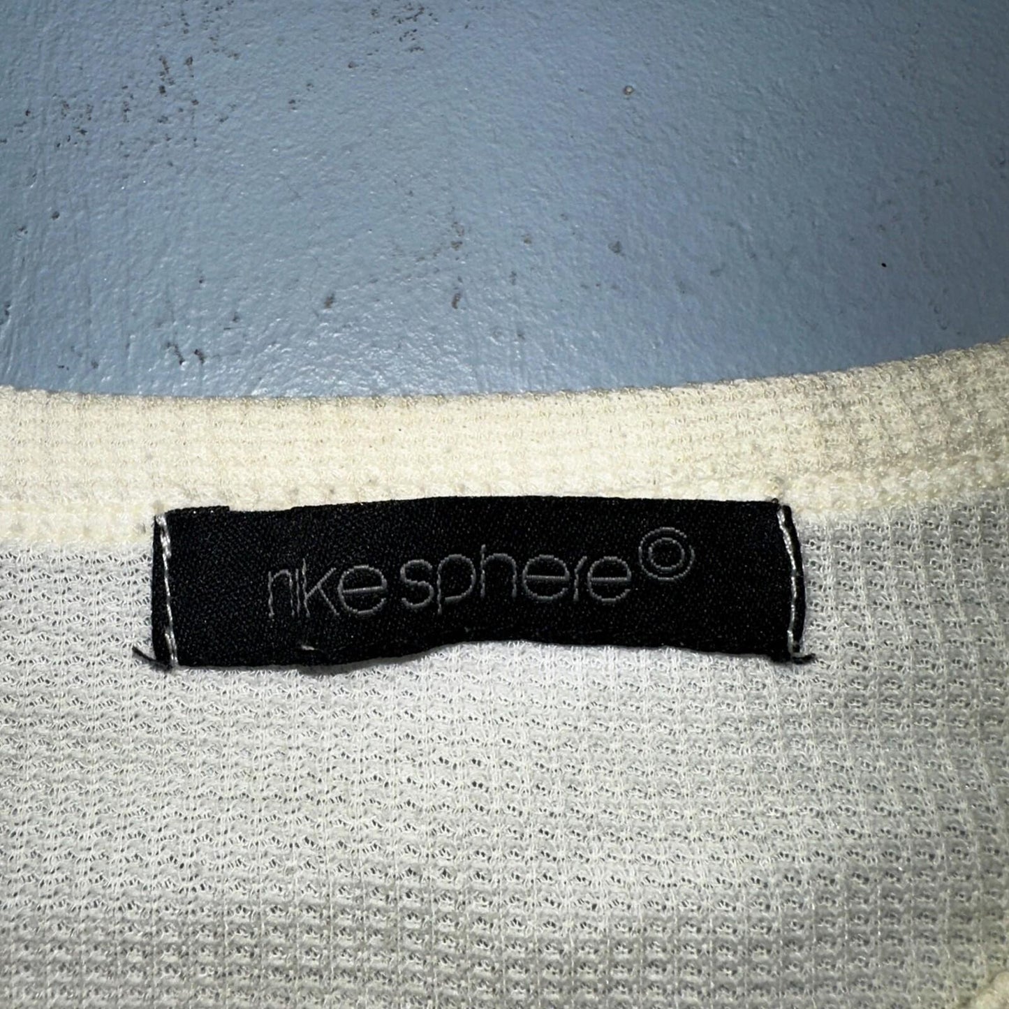 Nike Sphere VTG T Shirt 3M Check Textured Short Sleeve White/Yellow Tennis Sport