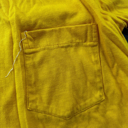Surfers Catalina Martin 1960s 60s Rockabilly Vintage T Shirt Yellow Gold Blank