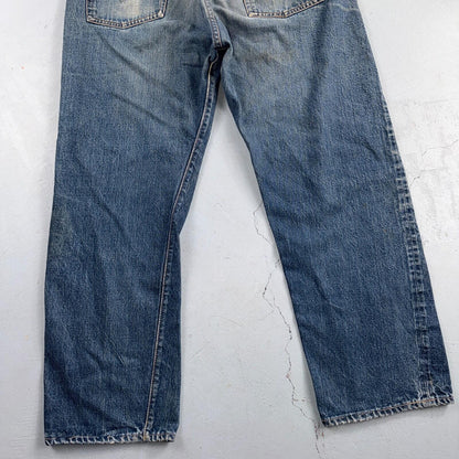 Levis 501 Big E Vintage 60s Redline Selvedge USA XX 1960s Jeans 66 Act 34x27