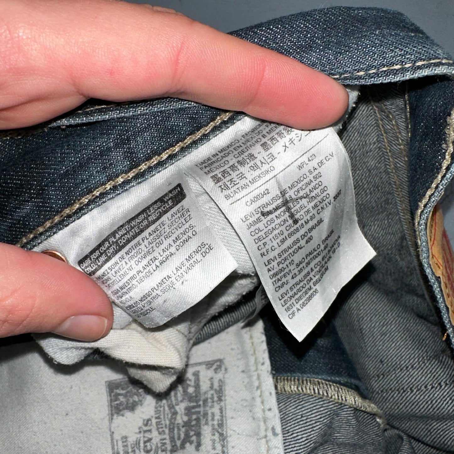 Levis 501 Y2K XX Straight Leg Jeans Blue VTG Med Wash 36x32 Act 36x31