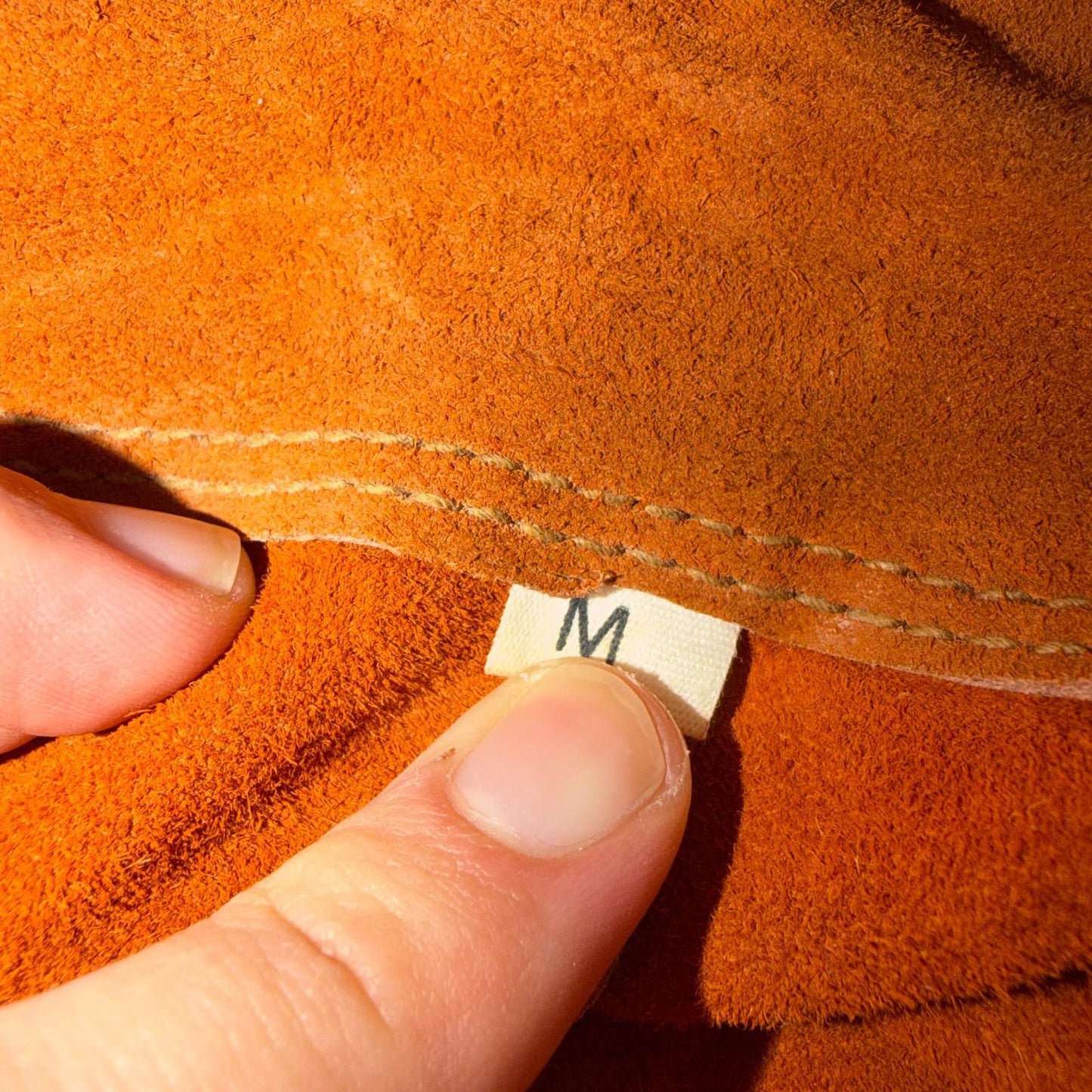 VTG 60s 50s Brown Suede Leather Button Jacket Western Snap Rockabilly Staple