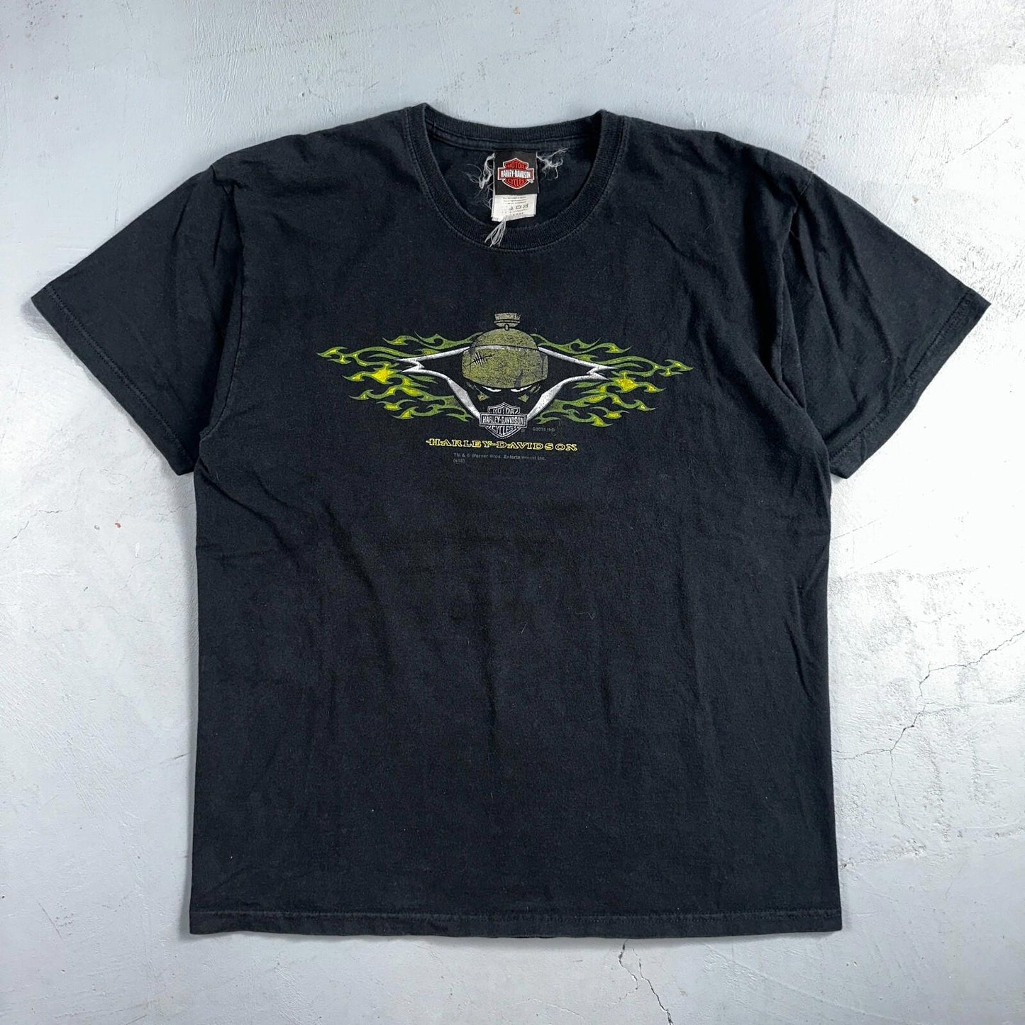 Harley Davidson Looney Tunes VTG T Shirt Motorcycle Bike Graphic Winchester Y2K