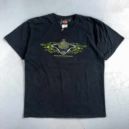 Harley Davidson Looney Tunes VTG T Shirt Motorcycle Bike Graphic Winchester Y2K