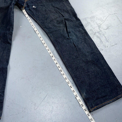 Levis 501 Y2K XX Straight Leg Jeans Blue VTG Dark Wash 34x31 Act 35x30