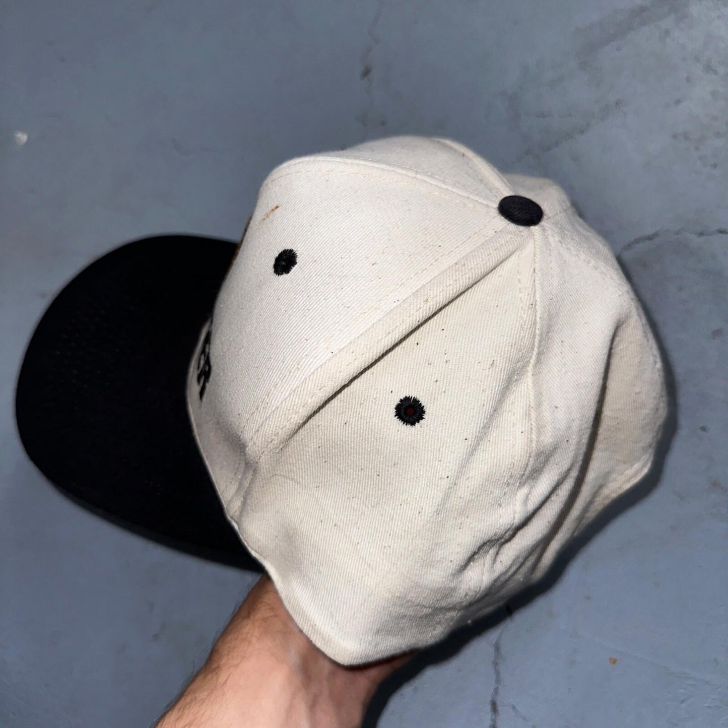 Gerlinger Oregon VTG Hat Cap Snapback Construction PDX Toys Builds White Black
