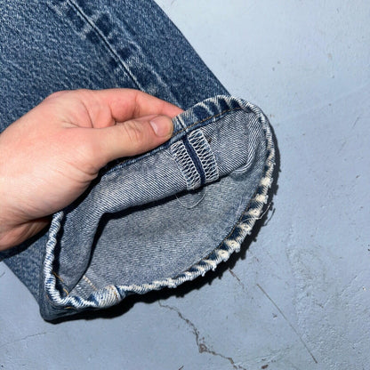 Levis 501 Vintage Y2K Mexico Straight Leg Jeans 34x33 90s Med Wash Act 32x29