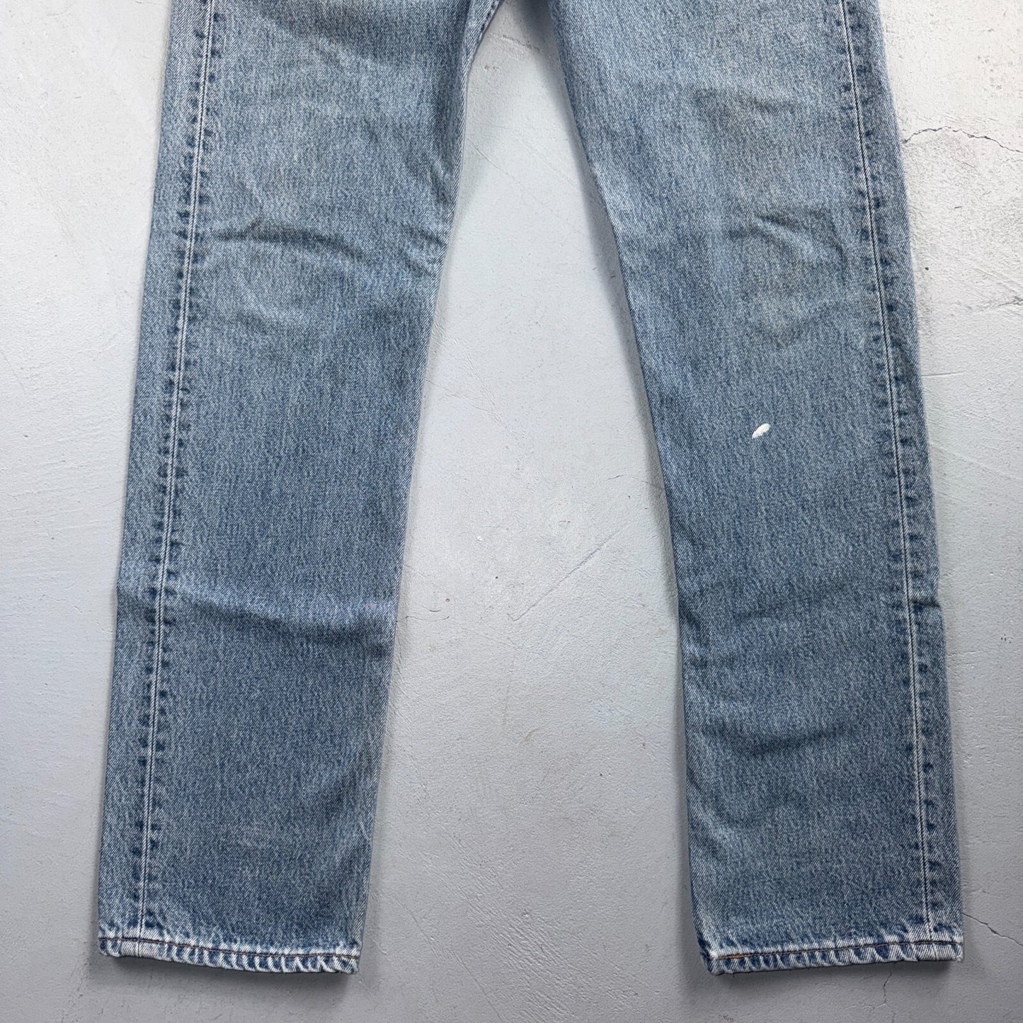 Levis 501 Vintage 90s Y2K XX Straight Leg Jeans Blue Light Wash 30x34 Act 28x32