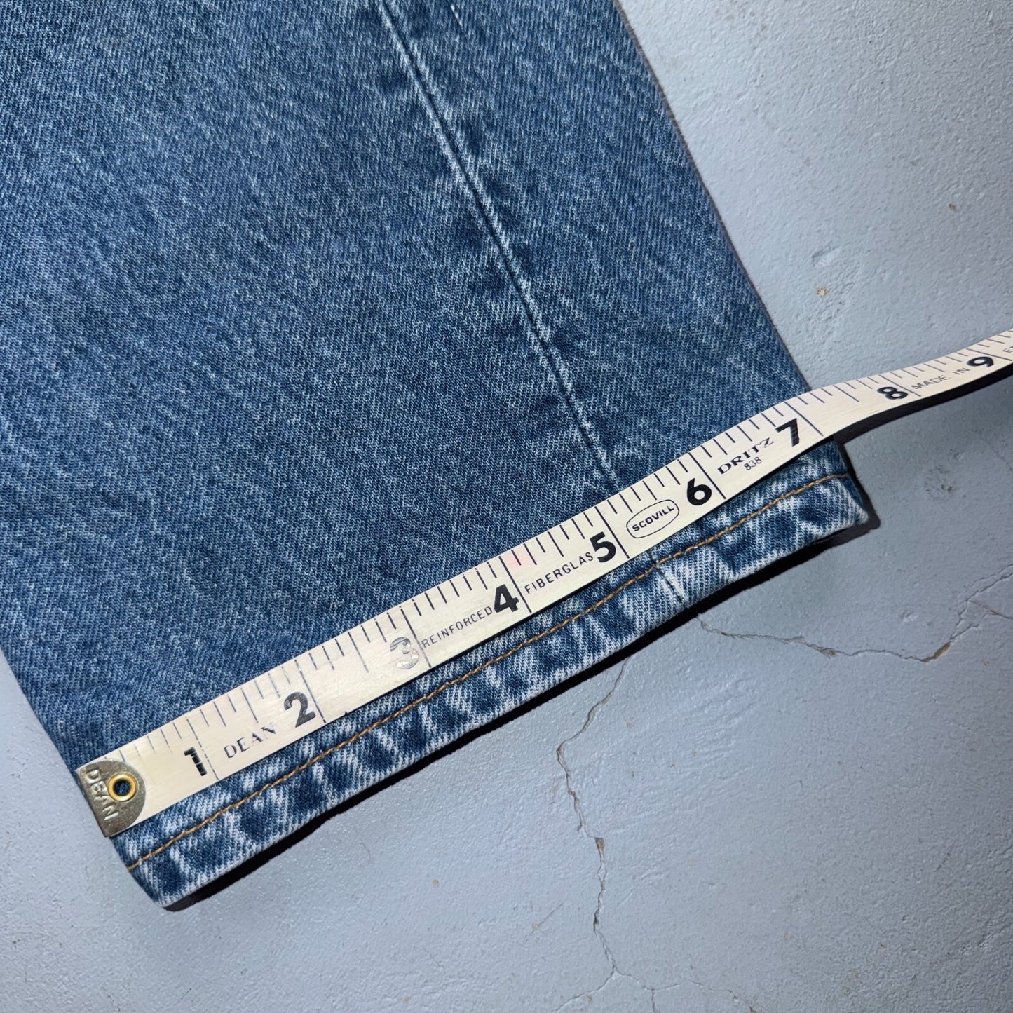 Levis 501 Vintage 90s USA XX Straight Leg Jeans Blue Med Wash 30x32 Act 28x30