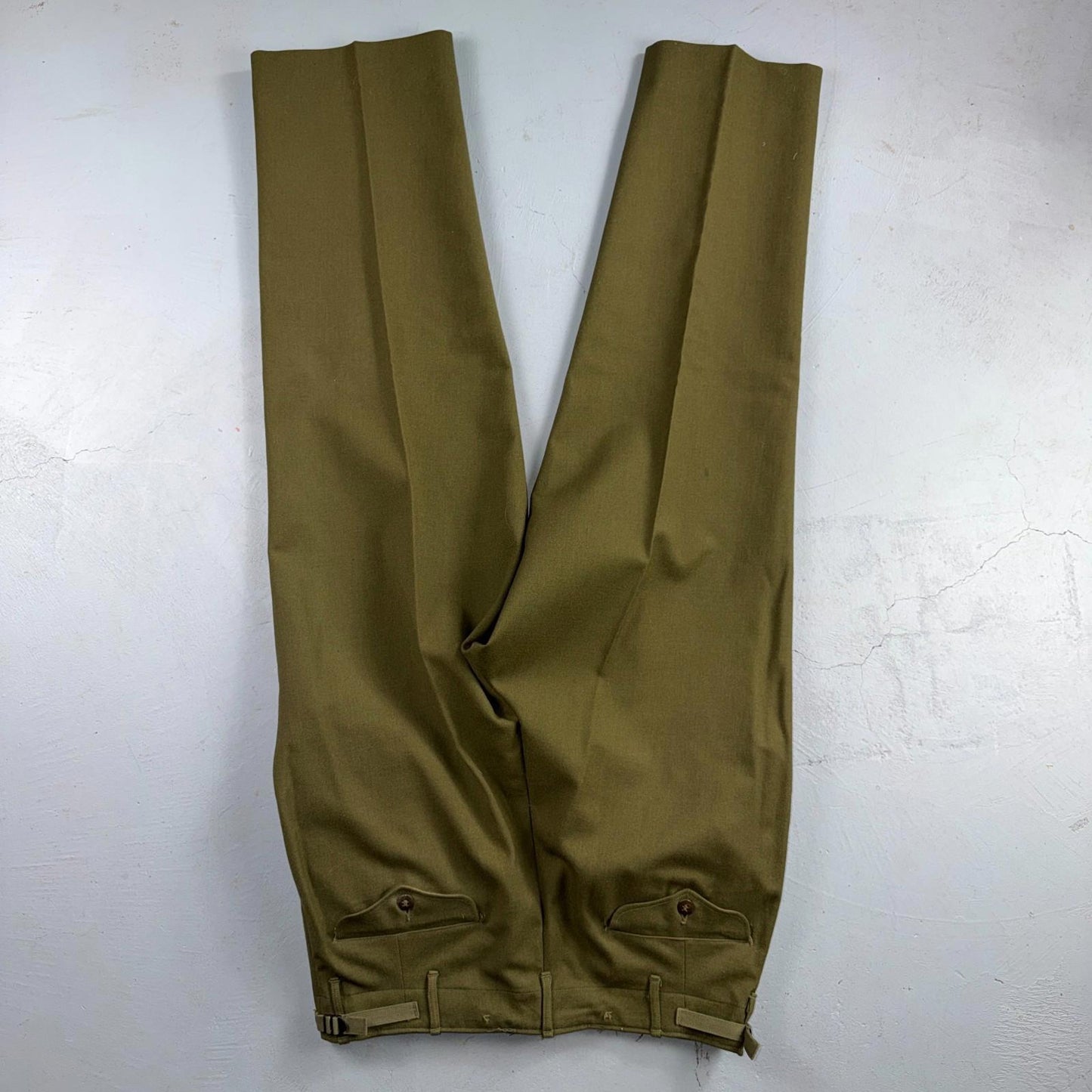Vintage Military Pants Trousers Medium Regular 50s M1951 OG-108 Wool Mens 31x30