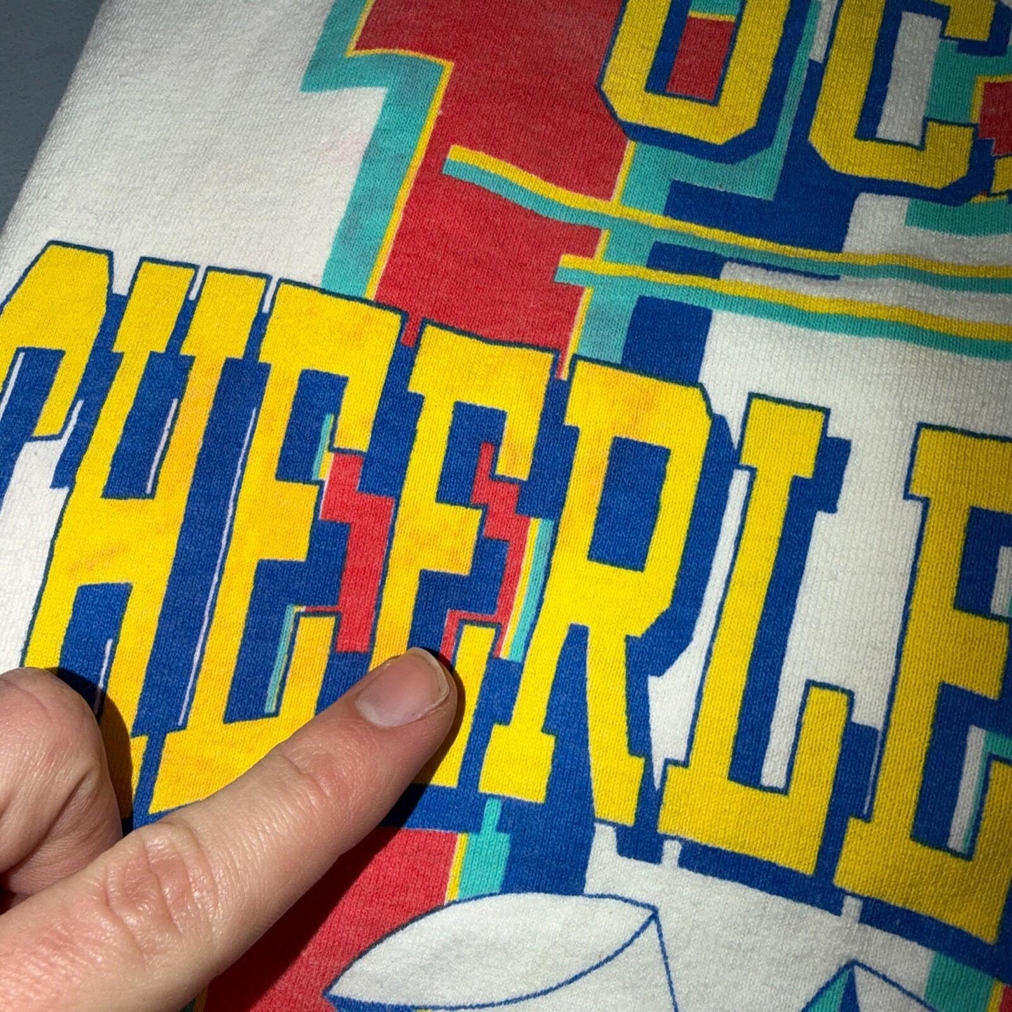 UCA Cheerleader Athlete VTG T Shirt Y2K 2000s College Spirit Football Promo