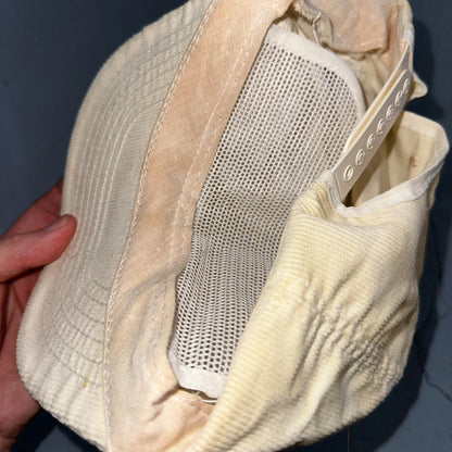 General Mills Corduroy VTG Hat Cap Snapback White USA Cereal Fun Tasty Logo