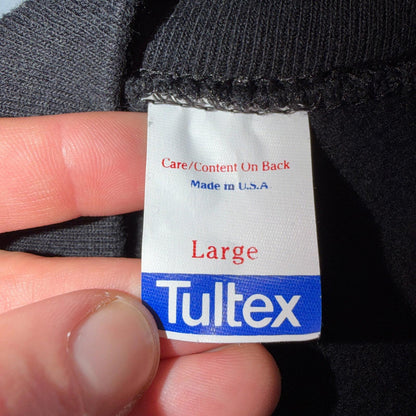 Vtg 90s USA Tultex Sweatshirt 1990s Blank Blank Simple Basic Crewneck Jumper