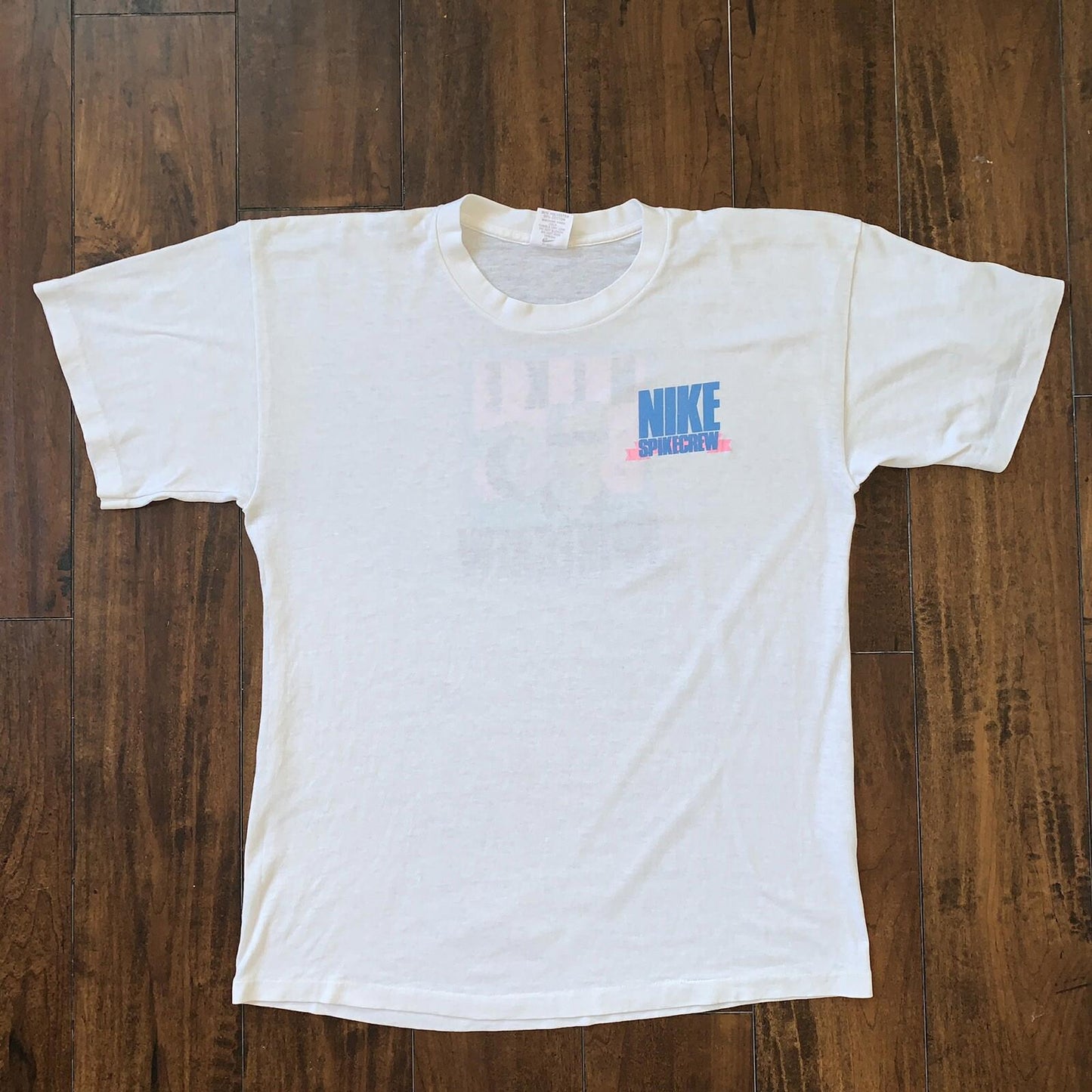 Spikecrew Volleyball Vintage Nike T Shirt USA Rare Single Stitch 90s Sports aj1