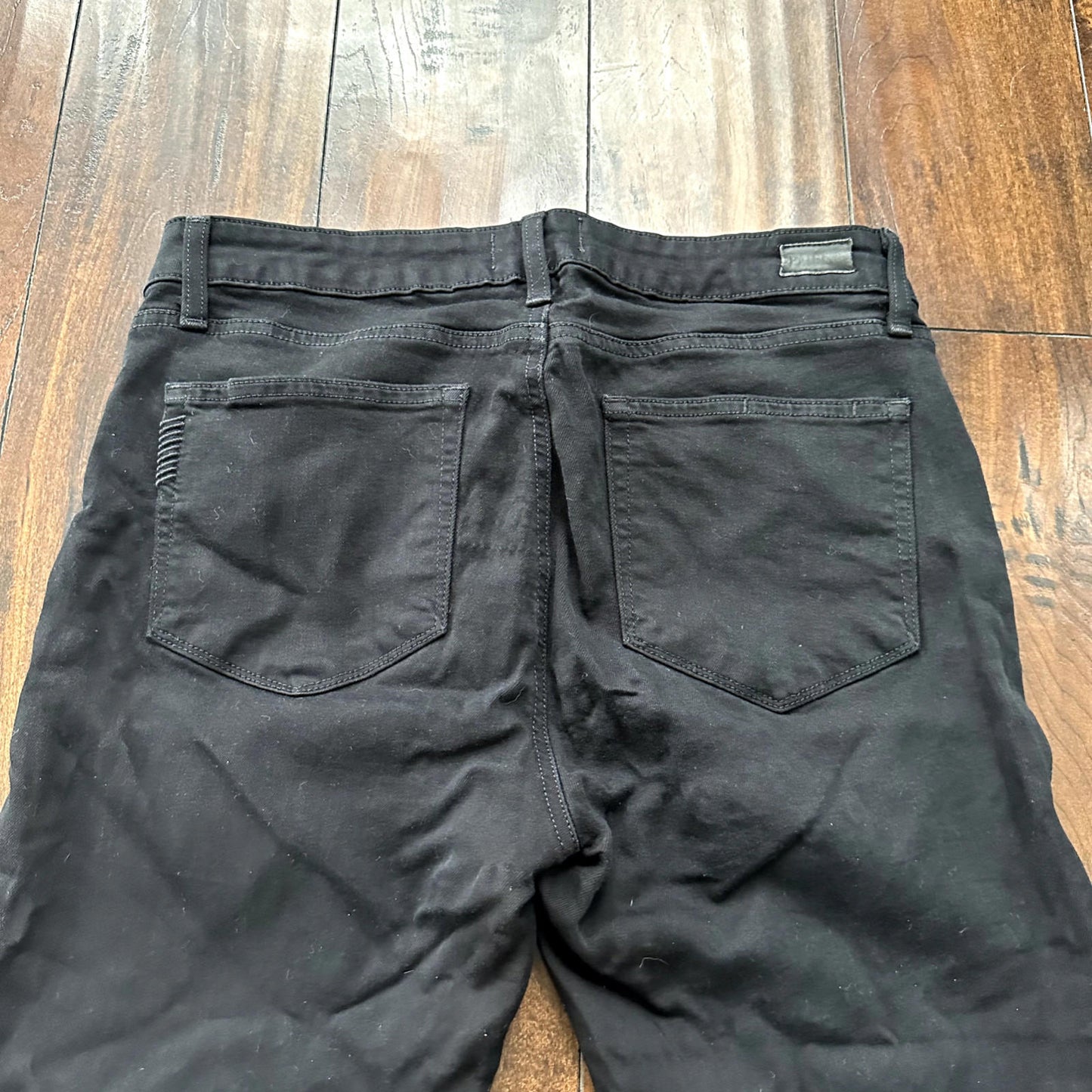 Paige Verdugo Crop 31 Skinny Ankle Jeans Black Size 30 X 26 Nordstrom Cool