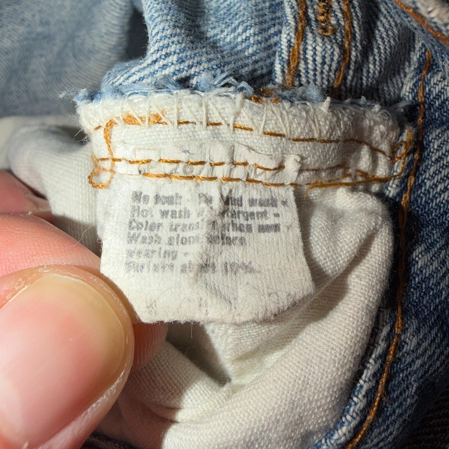 Levis 501 Vintage 80s Redline Selvedge USA XX Jeans Light Wash 34x32 Act 32x30
