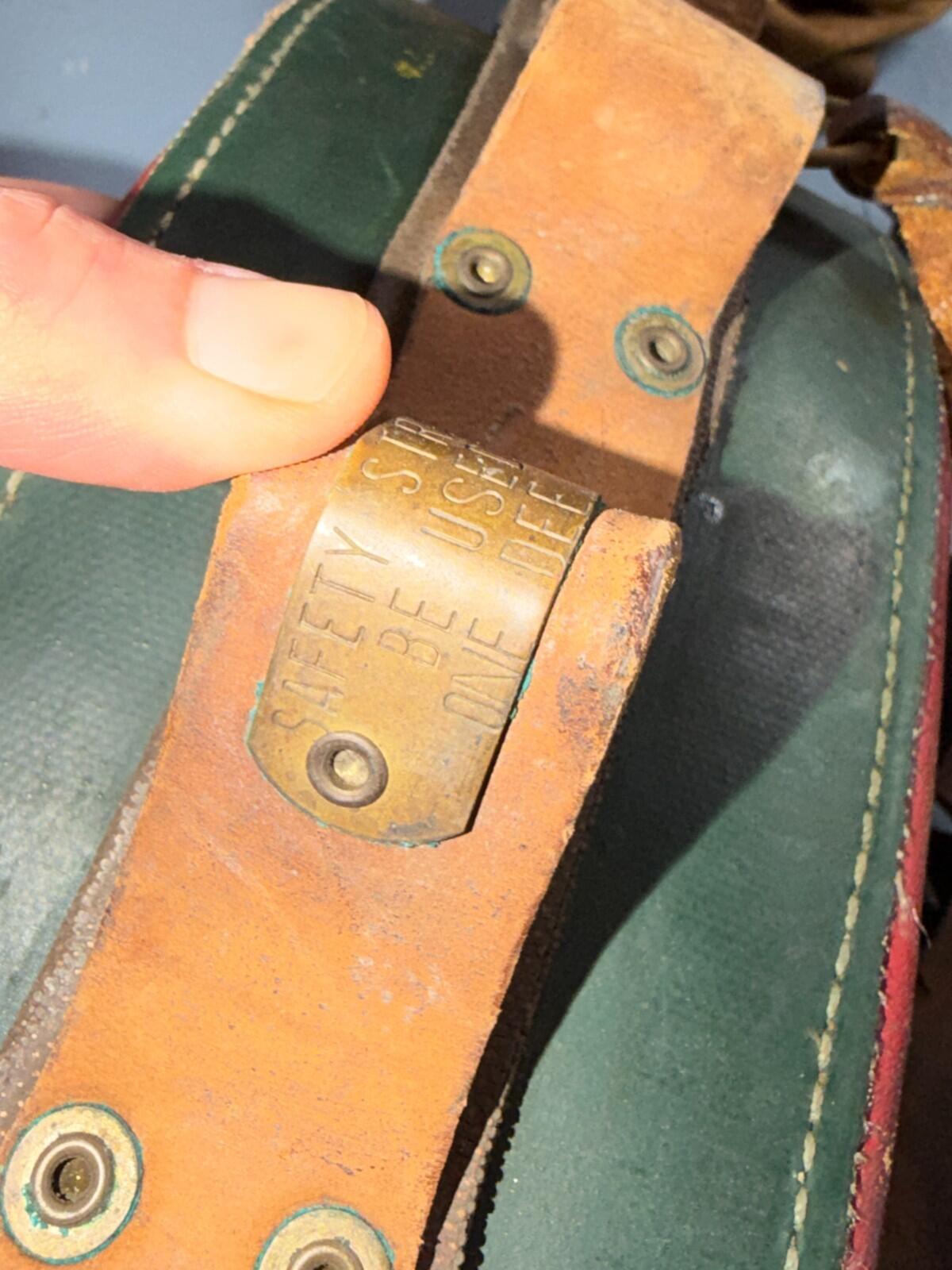 VTG Bell System Telephone Repairman Tool Bag Case Lineman Belt Canvas 50s 60s