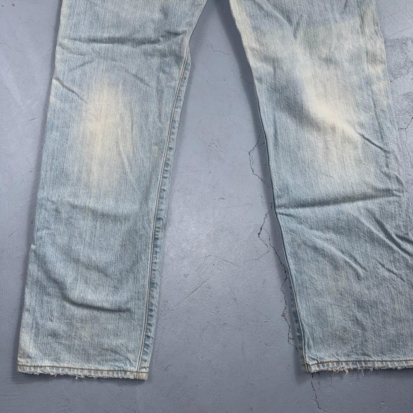 Levis 501 Vintage Y2K 90s XX Straight Leg Jeans Blue Light Wash 34x32 Act 33x32