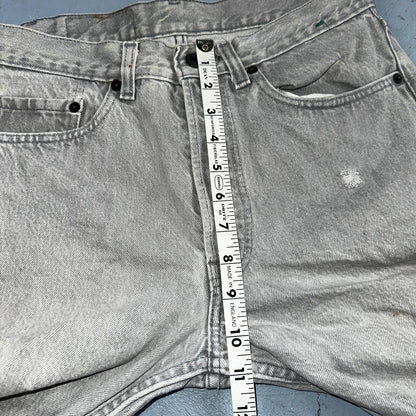 Levis 501 Vintage 80s USA XX Straight Leg Jeans Gray Acid Wash 31x32 Act 29x30