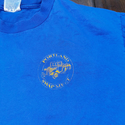 Portland Swamp Meet Oregon VTG T Shirt 1997 Ford Classic Cars Garbage Cool