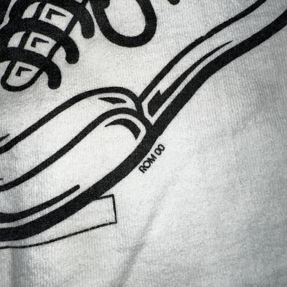 Stomp It Out Cigarettes VTG T Shirt 90s FOTL Smoking Kills Shoe Hiking STOP